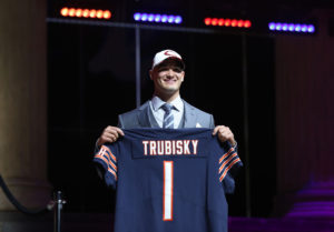 Mitch Trubisky has been called upon to become the next franchise quarterback. 